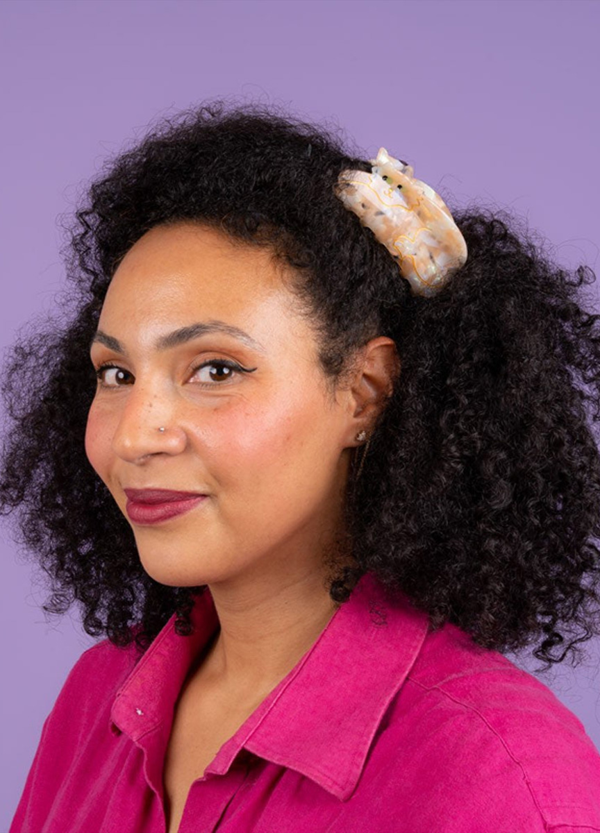 大橘貓造型髮抓